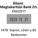 Printer Q 30 Dátumbélyegző