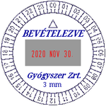 Szöveglemez Printer R 40 Dátum - 24h bélyegzőhöz